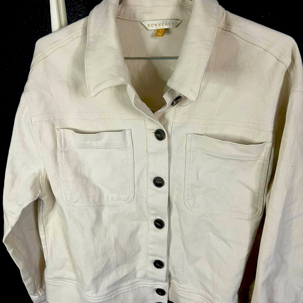 Downeast off white Jean jacket